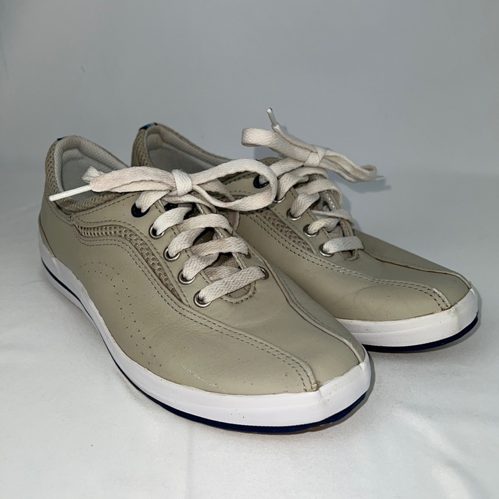 Keds Women's WH14169M Tan Lace-Up Casual Sneakers Sz: 6.5 - Picture 1 of 9